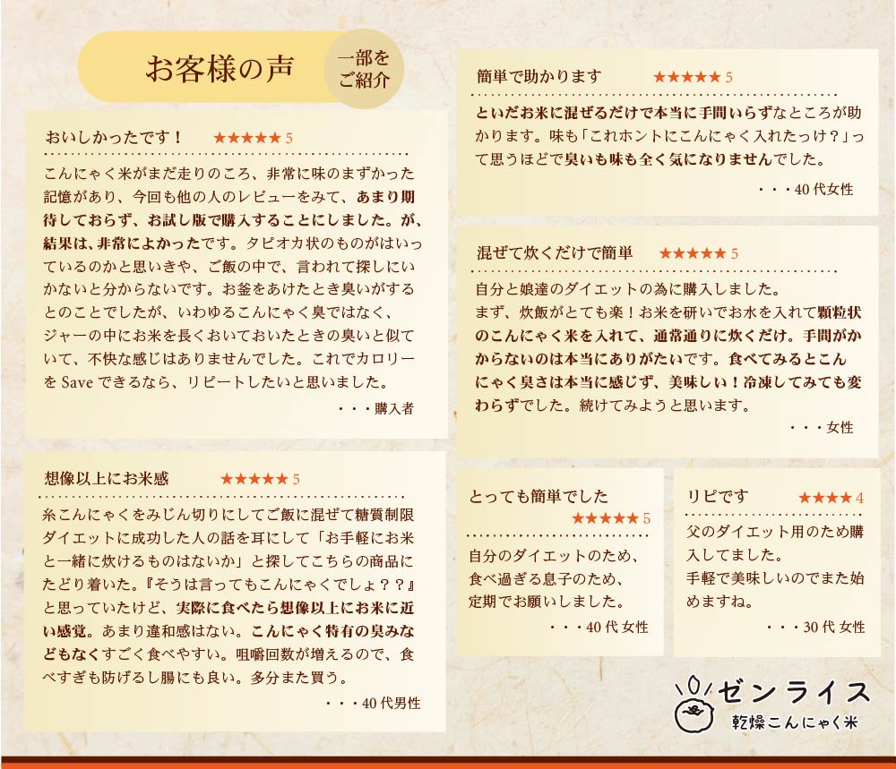 お客様のレビュー